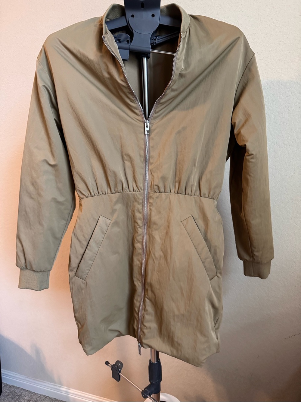 Zara Tan Bomber Jacket